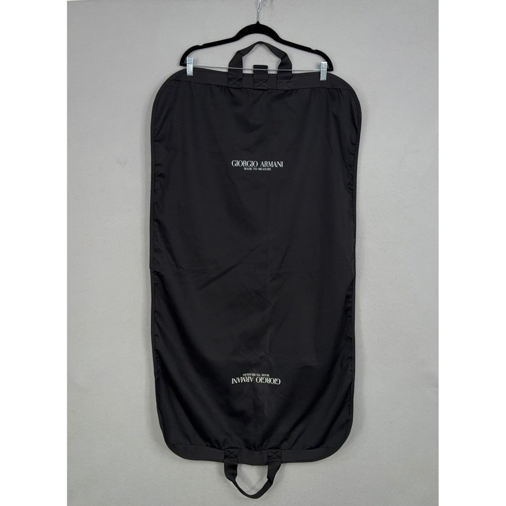 Giorgio Armani Garment Bag Mens OS Black Giorgio Armani Made To Measure Luxury